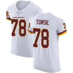 Washington Commanders Men's Elite White Vapor Untouchable Jersey (78 Laremy Tunsil)