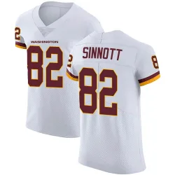 Washington Commanders Men's Elite White Vapor Untouchable Jersey (82 Ben Sinnott)