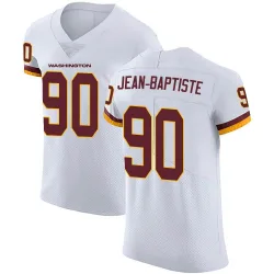 Washington Commanders Men's Elite White Vapor Untouchable Jersey (90 Javontae Jean-Baptiste)