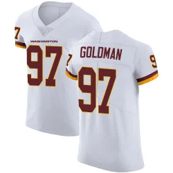 Washington Commanders Men's Elite White Vapor Untouchable Jersey (97 Eddie Goldman)