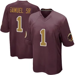 Washington Commanders Men's Game Burgundy Alternate Jersey (1 Deebo Samuel Sr.)