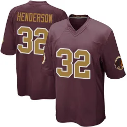 Washington Commanders Men's Game Burgundy Alternate Jersey (32 Xavier Henderson)
