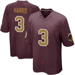 Washington Commanders Men's Game Burgundy Alternate Jersey (3 Will Harris)