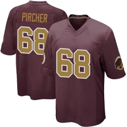 Washington Commanders Men's Game Burgundy Alternate Jersey (68 Max Pircher)