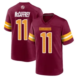 Washington Commanders Men's Game Burgundy Jersey (11 Luke McCaffrey)
