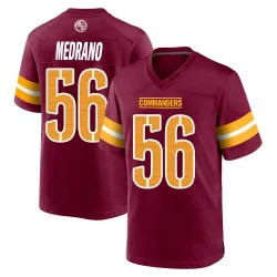Washington Commanders Men's Game Burgundy Jersey (56 Kain Medrano)