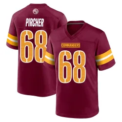 Washington Commanders Men's Game Burgundy Jersey (68 Max Pircher)