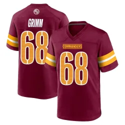 Washington Commanders Men's Game Burgundy Jersey (68 Russ Grimm)