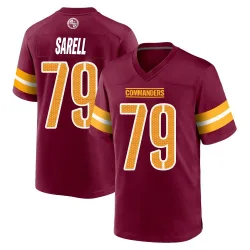 Washington Commanders Men's Game Burgundy Jersey (79 Foster Sarell)