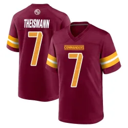 Washington Commanders Men's Game Burgundy Jersey (7 Joe Theismann)