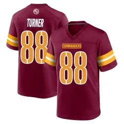 Washington Commanders Men's Game Burgundy Jersey (88 Cole Turner)