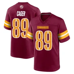 Washington Commanders Men's Game Burgundy Jersey (89 Lawrence Cager)