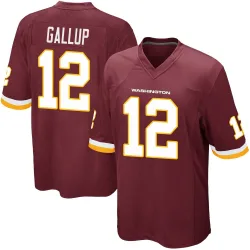 Washington Commanders Men's Game Burgundy Team Color Jersey (12 Michael Gallup)
