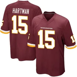 Washington Commanders Men's Game Burgundy Team Color Jersey (15 Sam Hartman)
