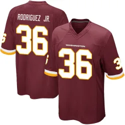 Washington Commanders Men's Game Burgundy Team Color Jersey (36 Chris Rodriguez Jr.)