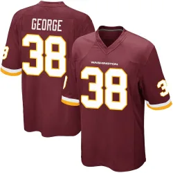 Washington Commanders Men's Game Burgundy Team Color Jersey (38 Allan George)