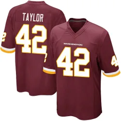 Washington Commanders Men's Game Burgundy Team Color Jersey (42 Charley Taylor)