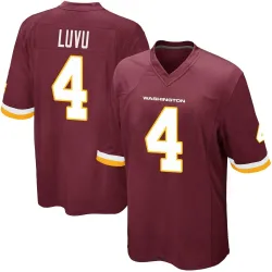 Washington Commanders Men's Game Burgundy Team Color Jersey (4 Frankie Luvu)