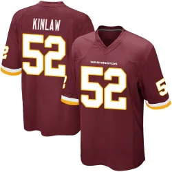 Washington Commanders Men's Game Burgundy Team Color Jersey (52 Javon Kinlaw)