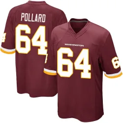 Washington Commanders Men's Game Burgundy Team Color Jersey (64 Norell Pollard)