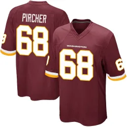 Washington Commanders Men's Game Burgundy Team Color Jersey (68 Max Pircher)