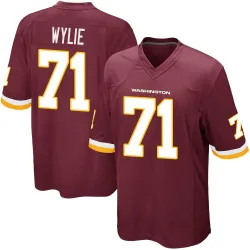 Washington Commanders Men's Game Burgundy Team Color Jersey (71 Andrew Wylie)