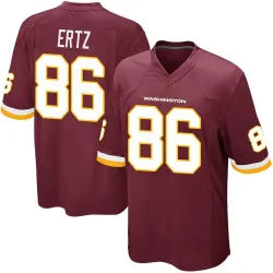Washington Commanders Men's Game Burgundy Team Color Jersey (86 Zach Ertz)