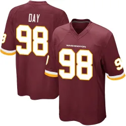 Washington Commanders Men's Game Burgundy Team Color Jersey (98 Sheldon Day)