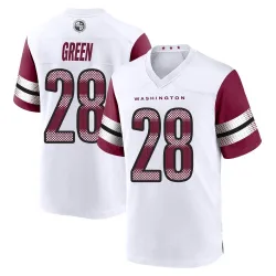 Washington Commanders Men's Game White Jersey (28 Darrell Green)