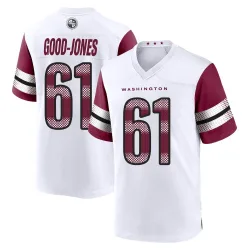 Washington Commanders Men's Game White Jersey (61 Julian Good-Jones)