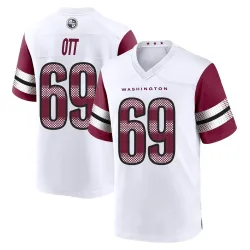 Washington Commanders Men's Game White Jersey (69 Tyler Ott)