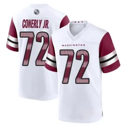 Washington Commanders Men's Game White Jersey (72 Josh Conerly Jr.)
