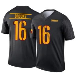 Washington Commanders Men's Legend Black Alternate Jersey (16 Ja'Corey Brooks)
