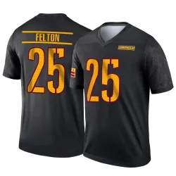 Washington Commanders Men's Legend Black Alternate Jersey (25 Demetric Felton)