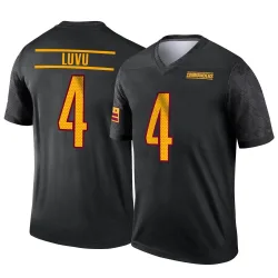Washington Commanders Men's Legend Black Alternate Jersey (4 Frankie Luvu)
