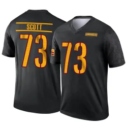 Washington Commanders Men's Legend Black Alternate Jersey (73 Trent Scott)