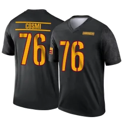 Washington Commanders Men's Legend Black Alternate Jersey (76 Sam Cosmi)