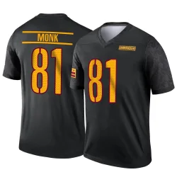 Washington Commanders Men's Legend Black Alternate Jersey (81 Art Monk)