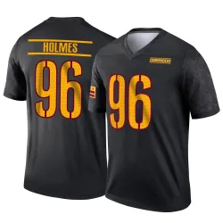 Washington Commanders Men's Legend Black Alternate Jersey (96 Jalyn Holmes)