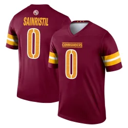 Washington Commanders Men's Legend Burgundy Jersey (0 Mike Sainristil)