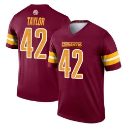 Washington Commanders Men's Legend Burgundy Jersey (42 Charley Taylor)