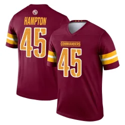 Washington Commanders Men's Legend Burgundy Jersey (45 Dominique Hampton)