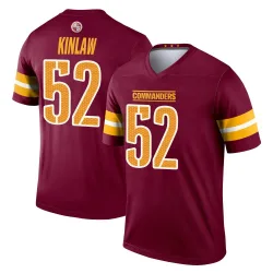 Washington Commanders Men's Legend Burgundy Jersey (52 Javon Kinlaw)