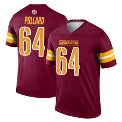 Washington Commanders Men's Legend Burgundy Jersey (64 Norell Pollard)
