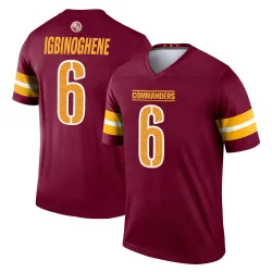 Washington Commanders Men's Legend Burgundy Jersey (6 Noah Igbinoghene)