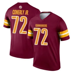 Washington Commanders Men's Legend Burgundy Jersey (72 Josh Conerly Jr.)
