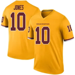 Washington Commanders Men's Legend Gold Color Rush Jersey (10 Jacoby Jones)