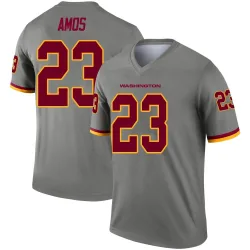 Washington Commanders Men's Legend Gray Inverted Jersey (23 Trey Amos)