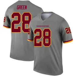 Washington Commanders Men's Legend Gray Inverted Jersey (28 Darrell Green)