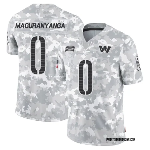 Washington Commanders Men's Limited Arctic Camo 2024 Salute to Service Jersey (0 T.J. Maguranyanga)